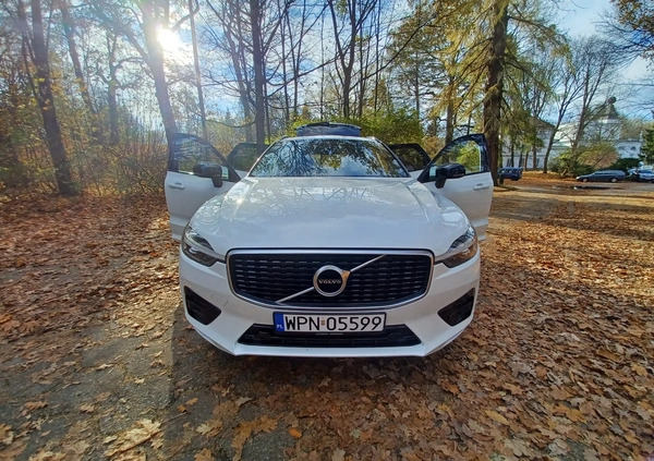 Volvo XC 60 cena 157000 przebieg: 37000, rok produkcji 2021 z Nidzica małe 631